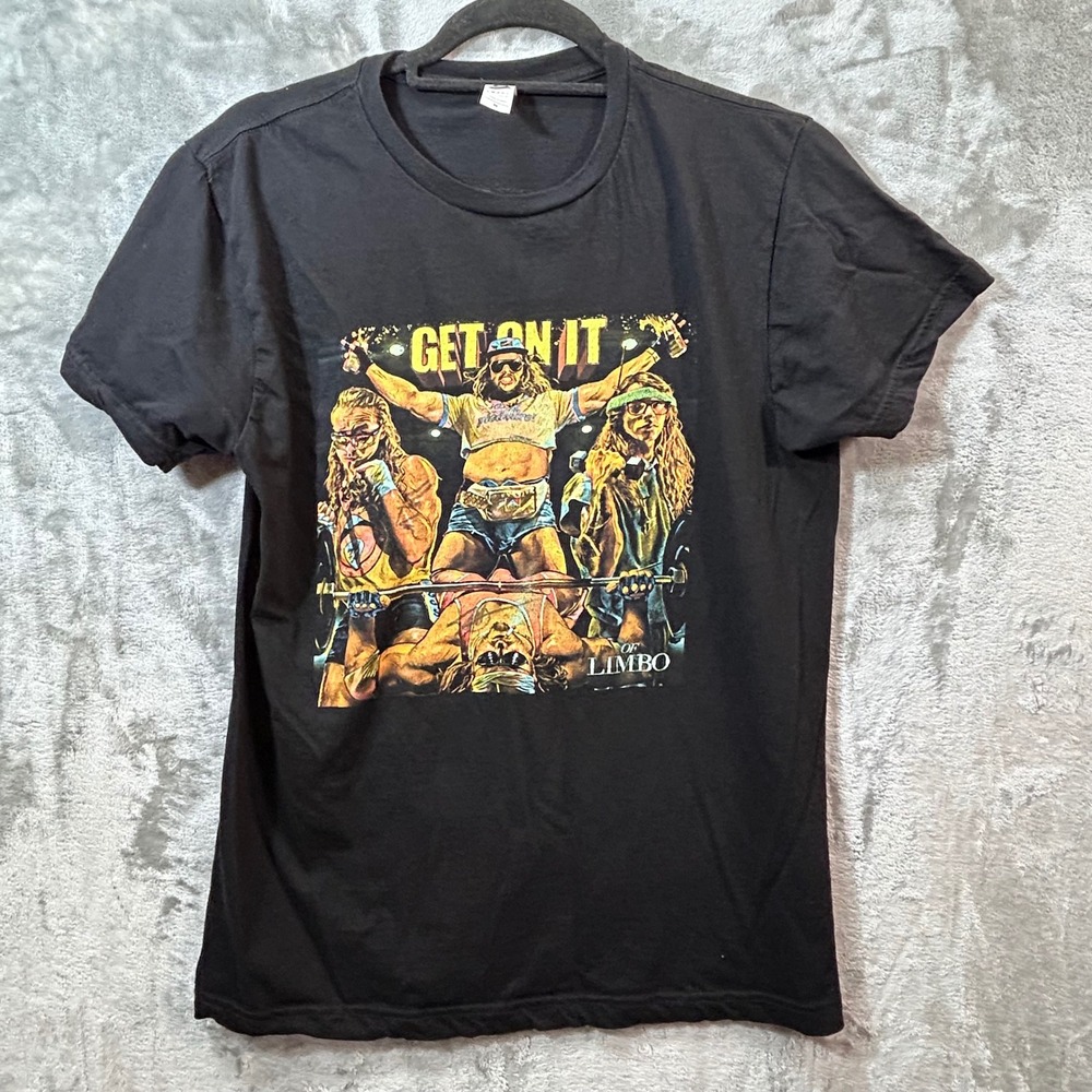 Iron Savages Wrestling Shirt Get On It AEW Ring Of Honor Neon Graphic Tee M
